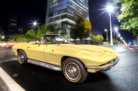 "Neon Stingray" 1965 Chevrolet Corvette convertible